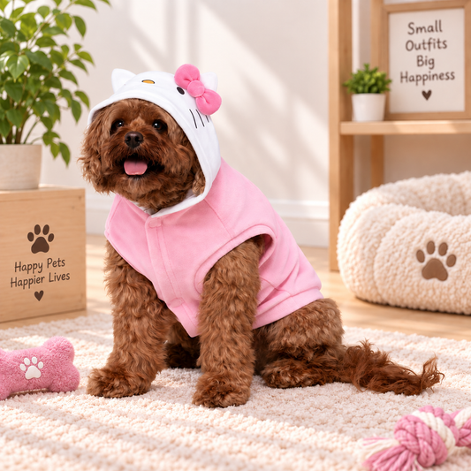 Plush Character Hooded Pet Shirt
