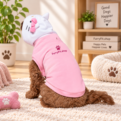 Plush Character Hooded Pet Shirt
