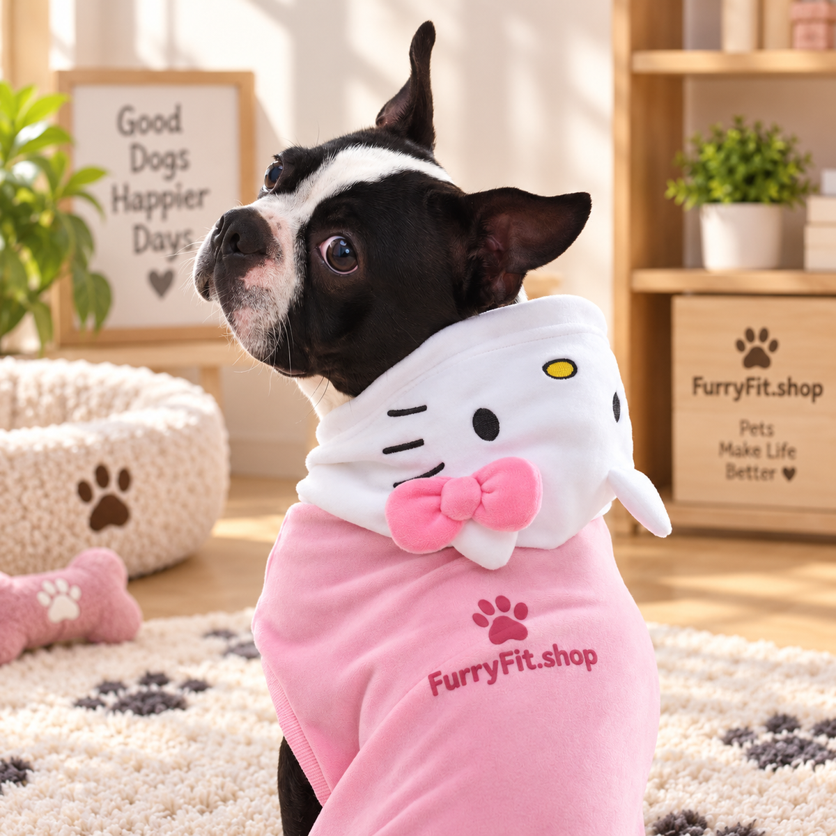 Plush Character Hooded Pet Shirt