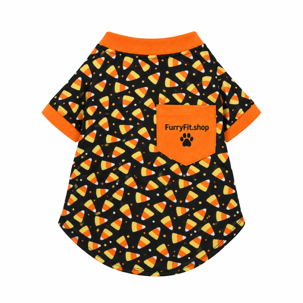 Candy Corn Halloween Pet Shirt