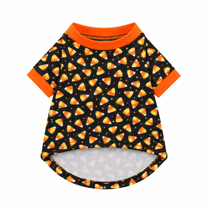 Candy Corn Halloween Pet Shirt