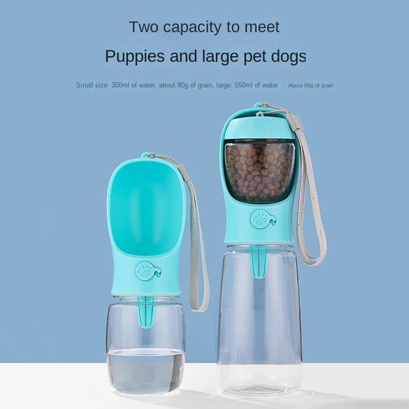 Portable Pet Food and Water Bottle